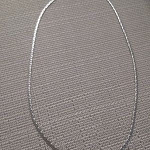 Estate Vintage Silver Chain Necklace